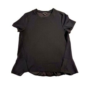 Banana Republic Black Fitted T-Shirt Blouse